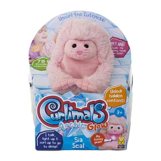 Интерактивная игрушка Морской котик Сиа Curlimals 3726 серии «Arctic Glow» Винница