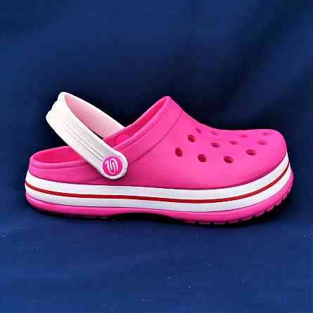 Женские Тапочки CROCS Розовые Кроксы Шлёпки Сланцы (размеры: 41) Днепр