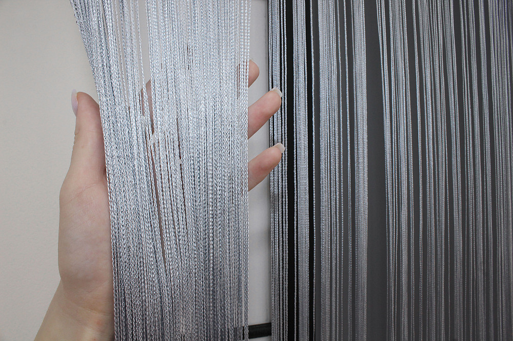Штори-нитки Сірий 300х300см 1 шт (61-006) Київ - фото 5