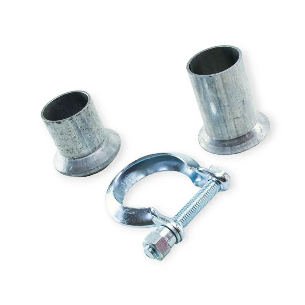 Хомут (d-37 мм) с патрубком (1 болт) FA1 глушителя Мукачево - изображение 1