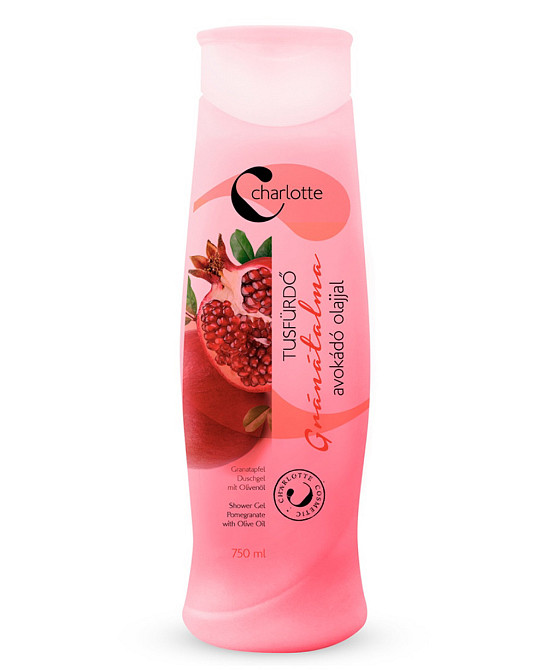 Гель для душу з маслом авокадо та ароматом гранату Charlotte 750 ml Виноградів - фото 3