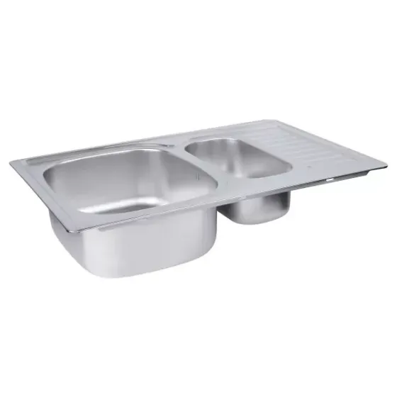 Кухонная мойка из нержавеющей стали WEZER 7850(08) Satin 780x500x180 мм (0.8 мм) Киев