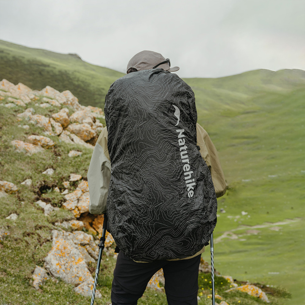 Чехол для рюкзака Naturehike CNK2450PJ010, M, черный Киев - изображение 2