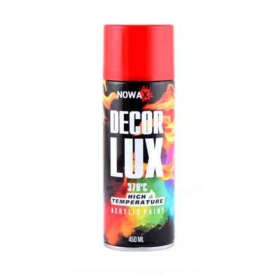 Краска высокотемпературная Nowax Spray красная 450 мл Львов