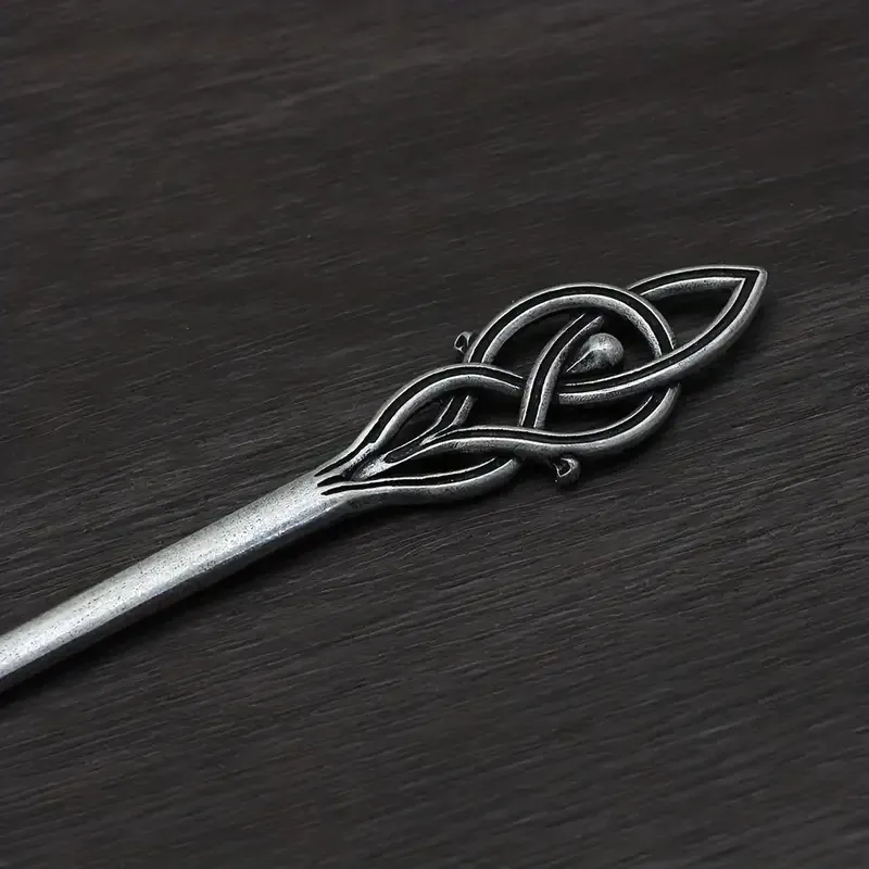 Шпилька для волос с кельтским узором – серебристый металл Киев - изображение 2