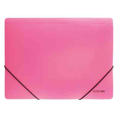 Папка на резинках Economix А4 фактура "оранж", розовая (E31633-09) Винница