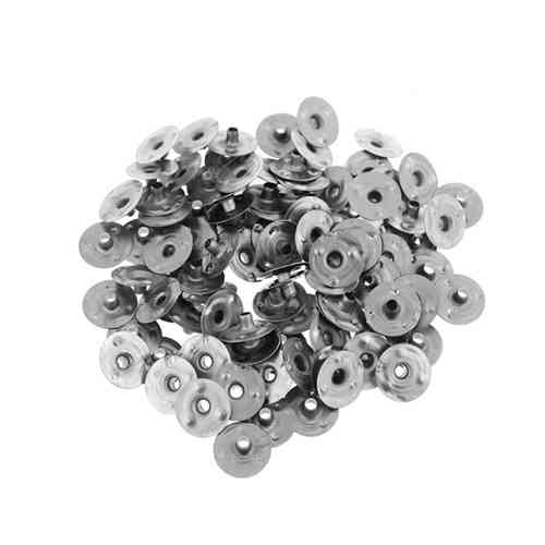 Тримач для гніту 100шт, металевий 12.5мм круглий фіксатор Вінниця