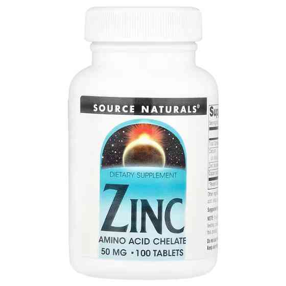 Цинк Source Naturals Zinc 50 мг 100 таблеток Луцк