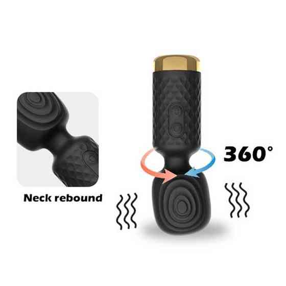 Міні вібратор для клітора мікрофон USB чорний — Вібратори Вінниця