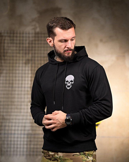 Мілітарі Худі Не для слабких black РП7396 Одеса - фото 3