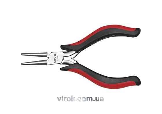 Щипці- круглогубці нікельовані YATO : L= 115 мм [6/120] Одесса
