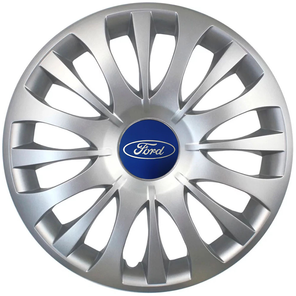 Автомобильные модельные колпаки R15 Ford 329 4шт, SJS, серебряные Киев - изображение 1