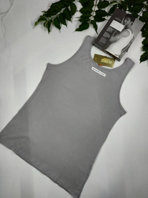Чоловіча майка сіра doreanse tanktop 2255 доренс Славута - фото 5