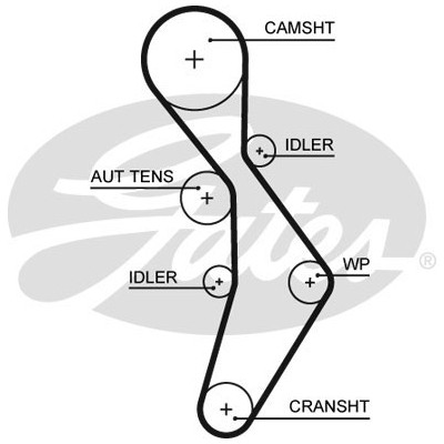 Комплект ремня ГРМ с помпой Gates KP35604XS-2 Винница - изображение 2