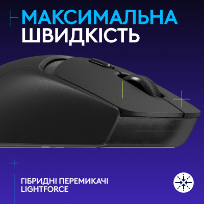 Мышка Logitech G309 Lightspeed Wireless/Bluetooth Black (910-007199) Винница - изображение 2