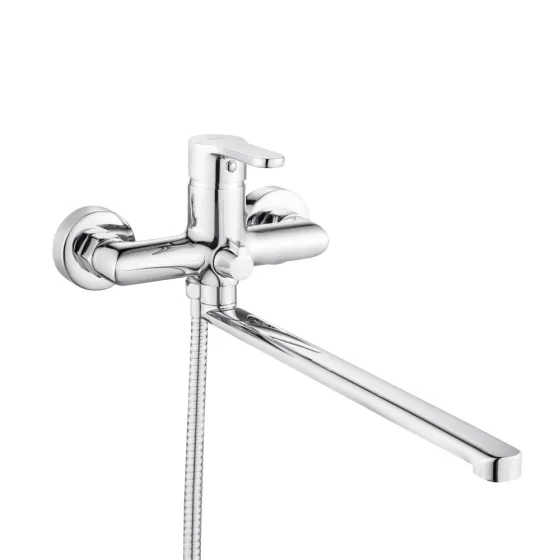 Змішувач для ванни Lidz Astra 005 з душовим гарнітуром (k35) LDAST005CRM48088 Chrome Київ