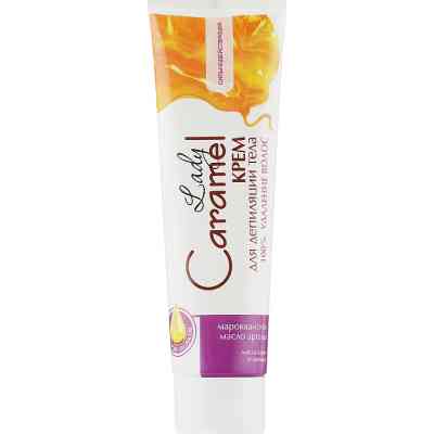 Крем для депиляции Caramel 100% видалення волосся 100 мл (4823015920264) Винница