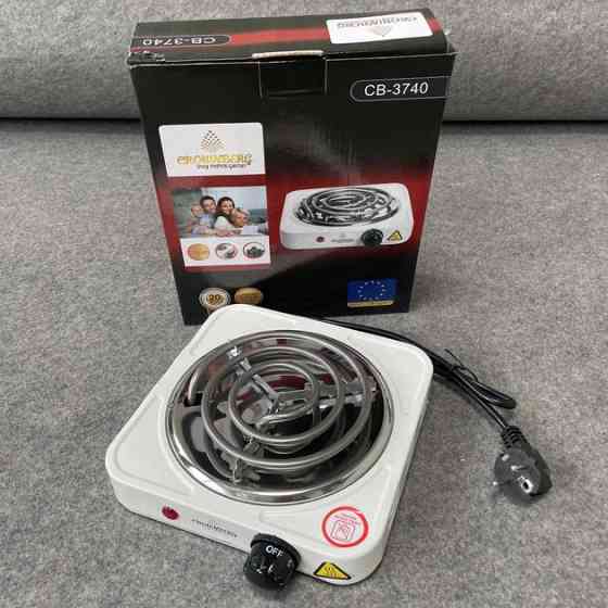 Міні електроплита Crownberg CB-3740, Плита для любителів готувати, Настільна потужна плита MQ-66 Івано-Франківськ