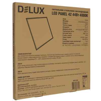 Светильник Delux LED PANEL 42 44W 4000K бел (595*595) (90021223) Винница