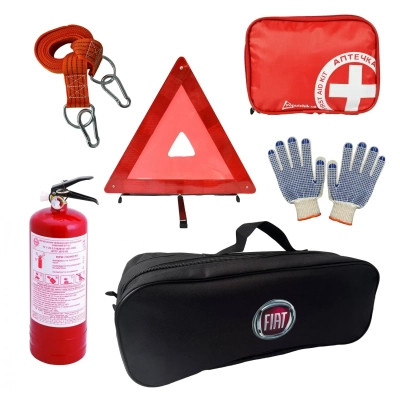 Набір техдопомоги Poputchik "Fiat" чорна 2 відділи (01-048-IS) Вінниця - фото 1