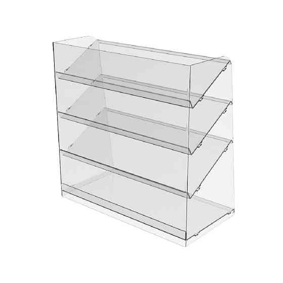 Підставка вітрина EKOSTAR 4 полиці 400х200х400 Київ