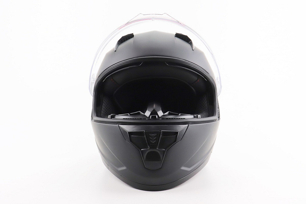 Шолом інтеграл, закритий (сертифікація DOT)+відкидні окуляри BLD-M67 L (59-60см), ЧОРНИЙ матовий Киев - изображение 6