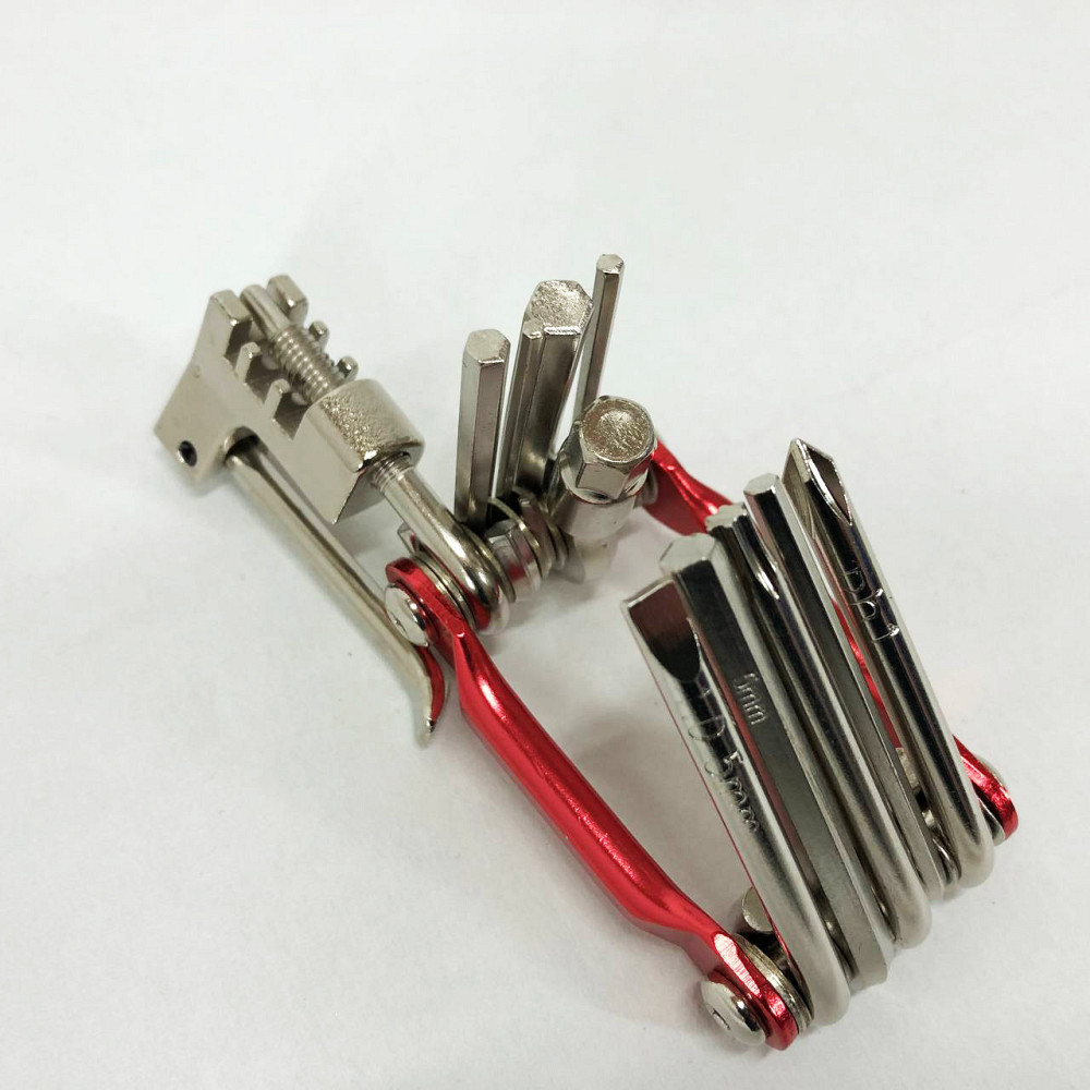 Многофункциональный велосипедный ключ BG-2121 Мультитул JV-730 11 предметов Киев - изображение 10