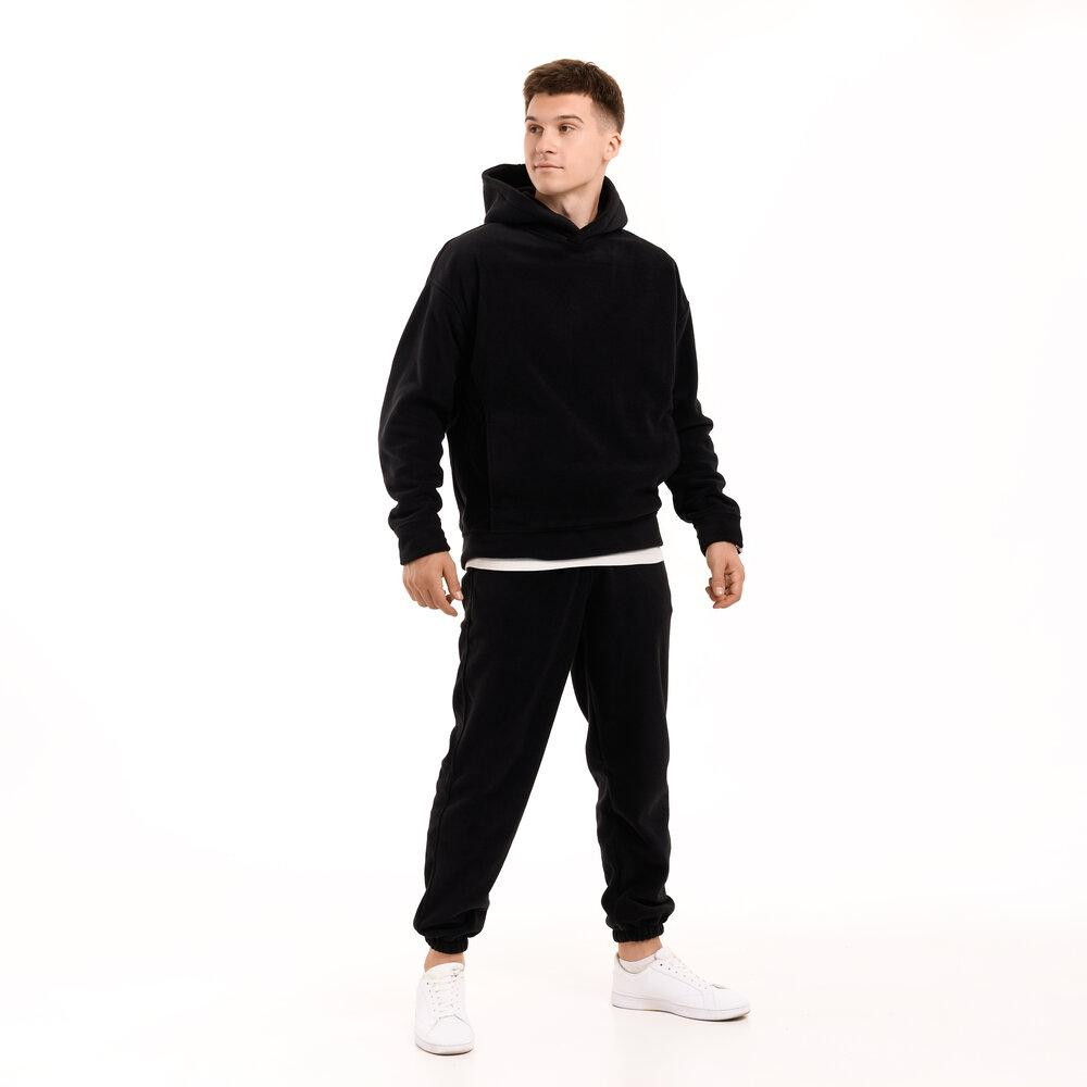 Флисовый зимний мужской костюм Pobedov Mariot. Черный мужской флисовый костюм Киев - изображение 1