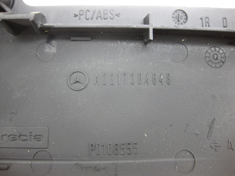 Mercedes-Benz  A2217304648 9116 Внутрішня ручка відкриття задніх правих дверей з чорною накладкою на блок регулювання сидіння S-class short W221 S-cla Одеса - фото 10