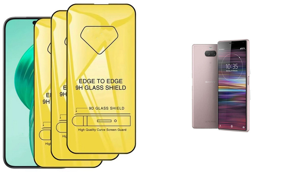 Защитное стекло DefenzoGlass для Sony Xperia 10 I4113, Xperia 10 Plus I4213 – двойная прочность Киев - изображение 3