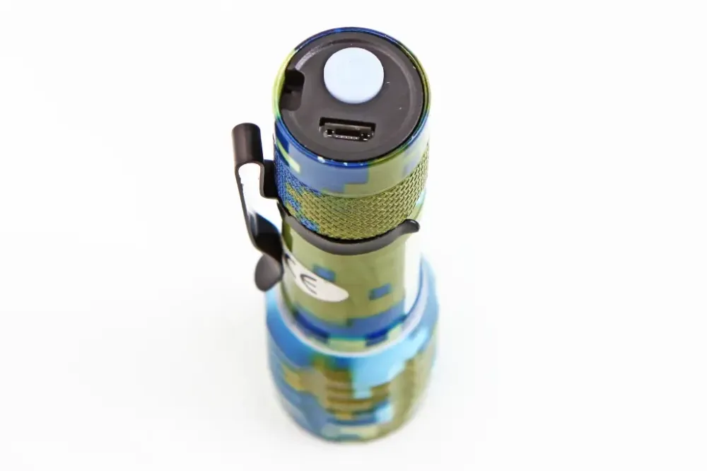 Фонарик ручной метал. в кейсе хаки (3 режима, под microUSB зарядку) Винница - изображение 2