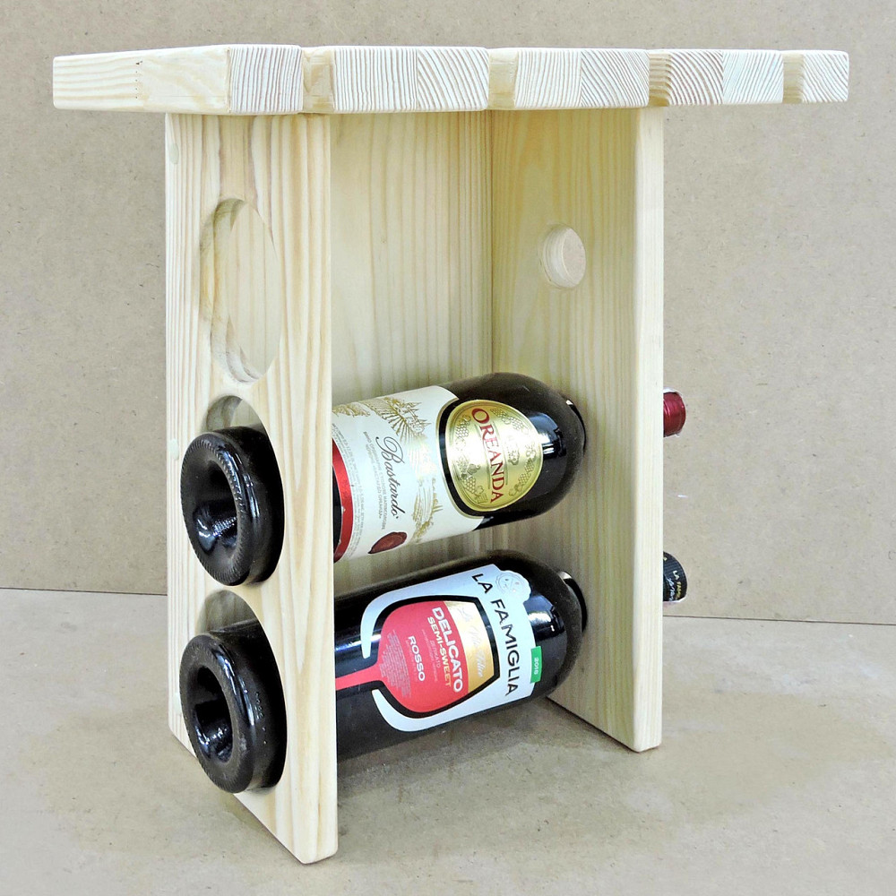 Настольная винная полка 