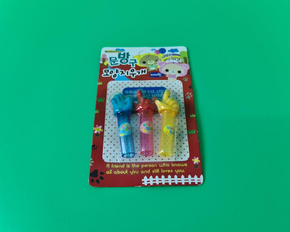 Гумка для стирання "Жести" в блістері 3 шт. арт NoST-23516 # (1 шт.) Харків - фото 1