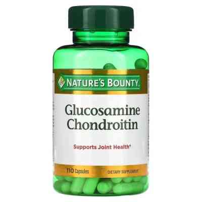 Вітамінно-мінеральний комплекс Nature&apos;s Bounty Глюкозамін та Хондроїтин, Glucosamine Chondroitin, 110 капсул (NRT-00238) Вінниця