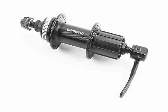 Втулка задня MTB алюмінієва 14Gx36H під касету 8-10зв, Disk-brake Center Lock, кріпл. ексцентрик, чорна FH-TX505 Київ