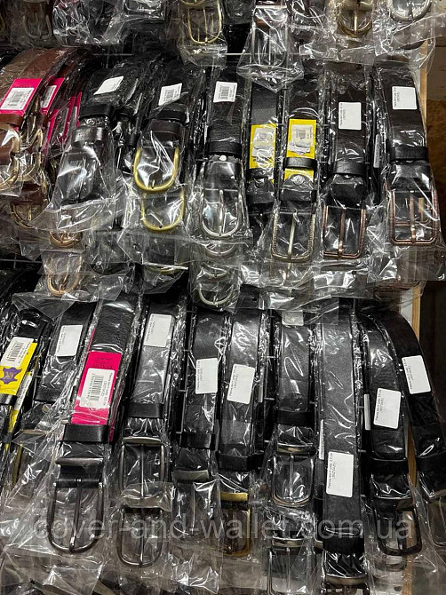 Стильний шкіряний жіночий ремінь чорного кольору 30 мм PS Leather Київ - фото 4