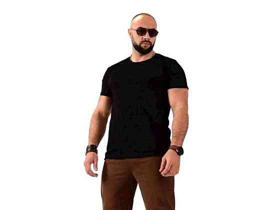 Футболка черный чел 1502 арт.00-00397245 р.2XL ТМ FAMILY Киев