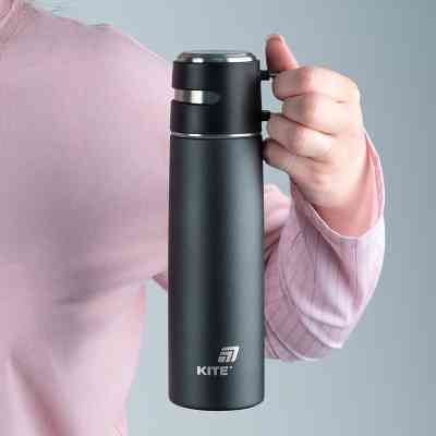 Термос Kite 500 мл чорний (K25-1224-1) Винница