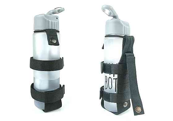 Підсумок під пляшку чорний (MOLLE, підсумок на розгрузку, жилет, РПС) Коломия