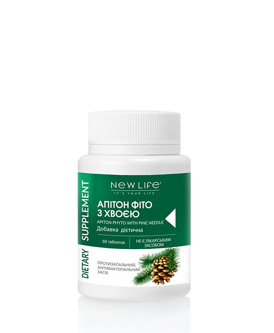 Апітон фіто з хвою — знімає запалення, покращує кровообіг, зміцнює судини Київ - фото 1