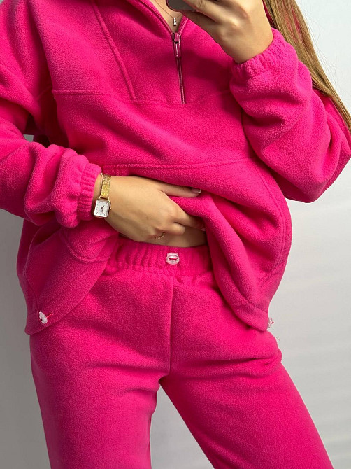 Теплый женский костюм TEDDY Малиновый XL-2XL Харьков - изображение 4