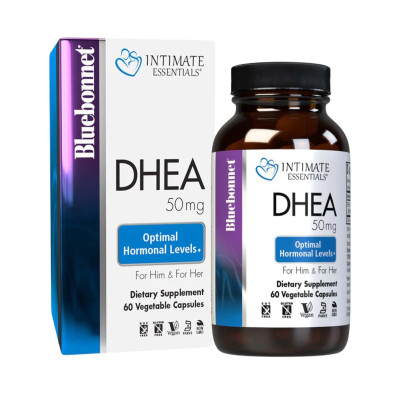 Вітамінно-мінеральний комплекс Bluebonnet Nutrition Дегідроепіандростерон, 50 мг, Intimate Essenitals, DHEA, 60 вегетарі (BLB4017) Вінниця - фото 1