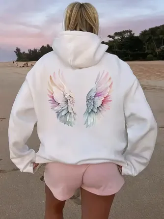 Худі жіноче, світшот білий, модна толстовка 2700265376 розмір 42 Дніпро