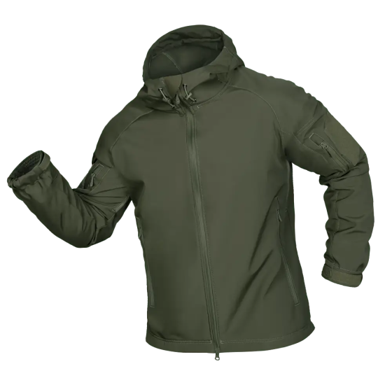 Куртка мужская теплая Stalker SoftShell 7225 (Оливковый) M Киев