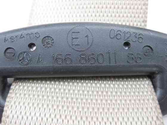 Mercedes-Benz  A1668601186 8P19 Ремінь безпеки задній лівий бежевий GL X166 Одеса