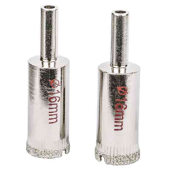 Коронки алмазные по керамике и стеклу Ø16мм (КРАТНО 2шт) SIGMA (1541161) Киев