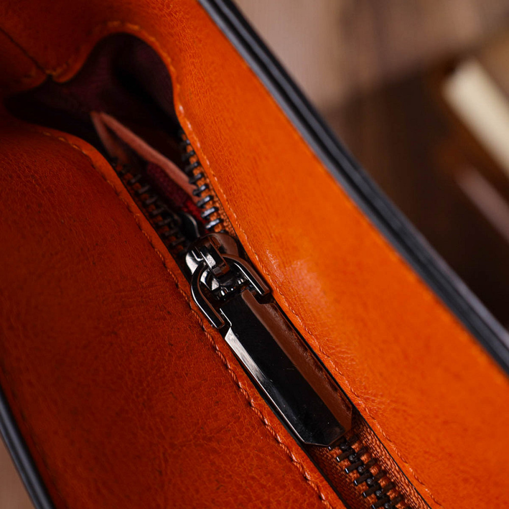 Жіноча шкіряна сумка шопер для міста покупок та роботи Vintage 22096 Руда Київ - фото 20