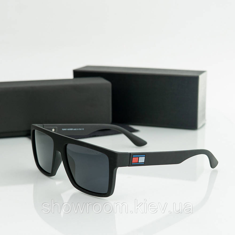 Чоловічі сонцезахисні окуляри з поляризацією Tommy Hilfiger (0516) Київ - фото 1