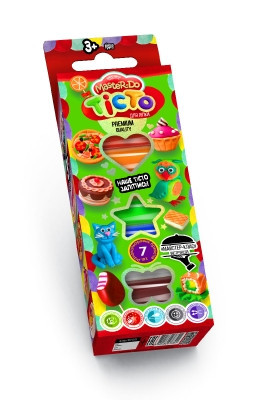 Набір креативної творчості "Тісто для ліпки "Master Do" коробка 7 кольорів*20г укр.(30), шт Київ - фото 1