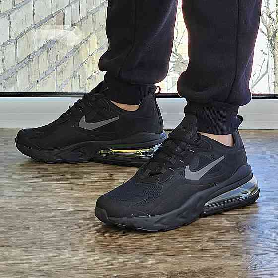 Кроссовки Nike 270 Сеточка Мужские Черные Найк с Амортизацией Летние (размеры: 41,42,43,44,45) Видео Обзор Днепр